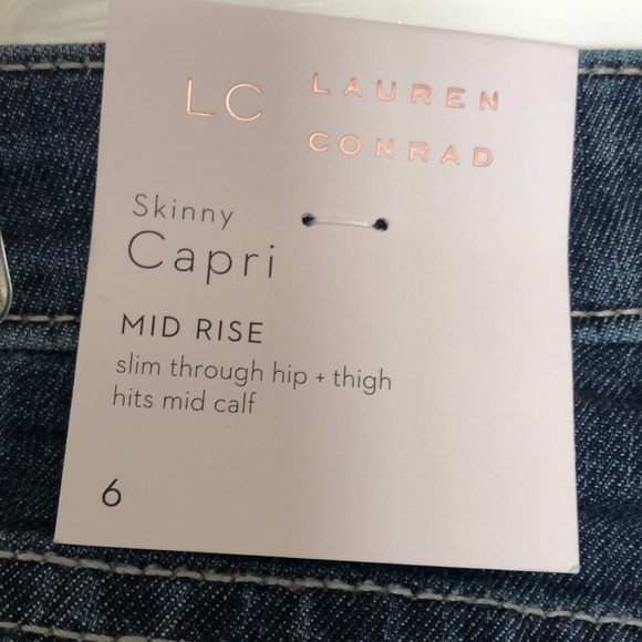 Lauren Conrad Skinny Capri Mid Rise - Picture 5 of 6